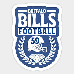 Buffalo Bills Diamond and Helmet Sticker